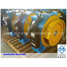 800kg 10 people Permanent Magnet Synchronous Elevator Gearless Traction Machine